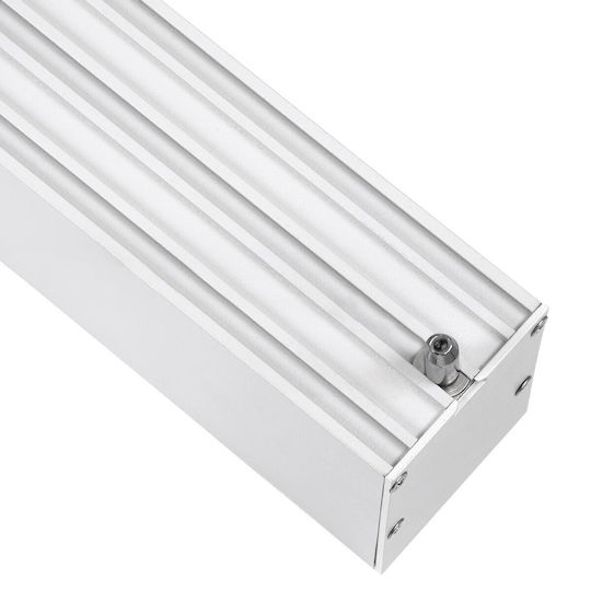 Kelvo Orion Klv-101-0363-v2 Linear Ceiling LED Light 72w 7200lm 120° AC 220-240v IP20 Adjustable White CCT Remote Control 2700k to 6000k Dimmable Lumileds SMD Chip Matte White L120 x W5 x H7.5cm 3 Years Warranty