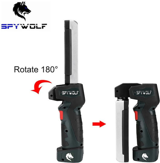 Spywolf Μπαλαντέζα Φωτισμού Συνεργείου Επαναφορτιζόμενος LED με Φωτεινότητα έως 6000lm 4τμχ