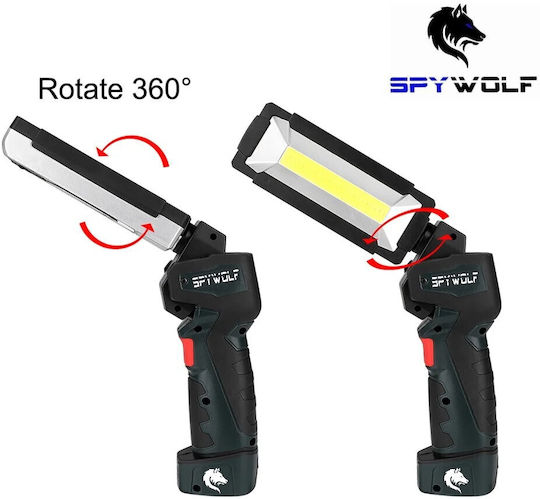 Spywolf Rechargeable Work Light with Extension Cord LED with Brightness up to 6000lm