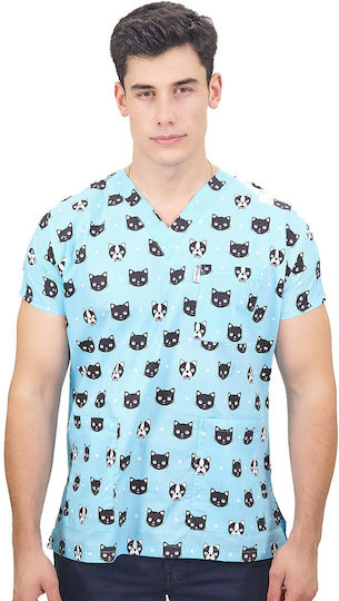 Northcure Unisex Σετ Ιατρικό Παντελόνι και Μπλούζα Πολύχρωμο από Βαμβάκι και Πολυεστέρα