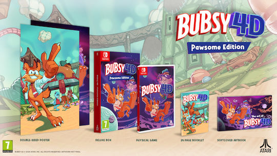 Bubsy 4D Pawsome Edition Switch Game