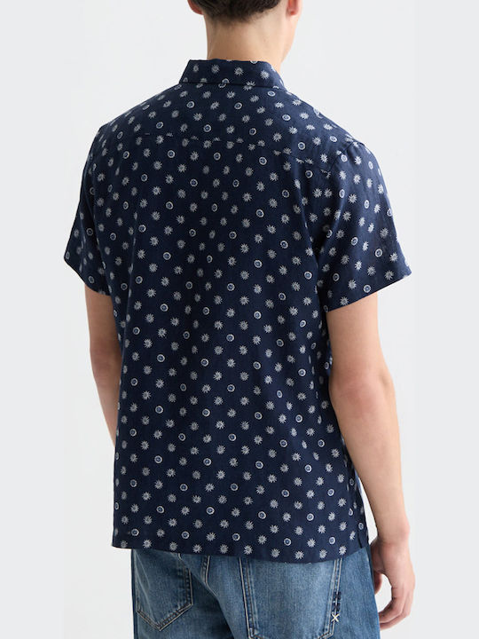 Scotch & Soda Linen Shirt Dress Blues