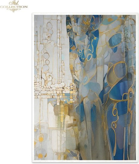 Ριζόχαρτα Ντεκουπάζ Itd Inspired By Klimt Σετ 3 Τεμ 30x40cm