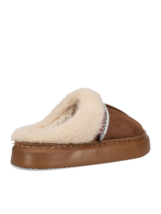 Winter Women's Slippers Brown