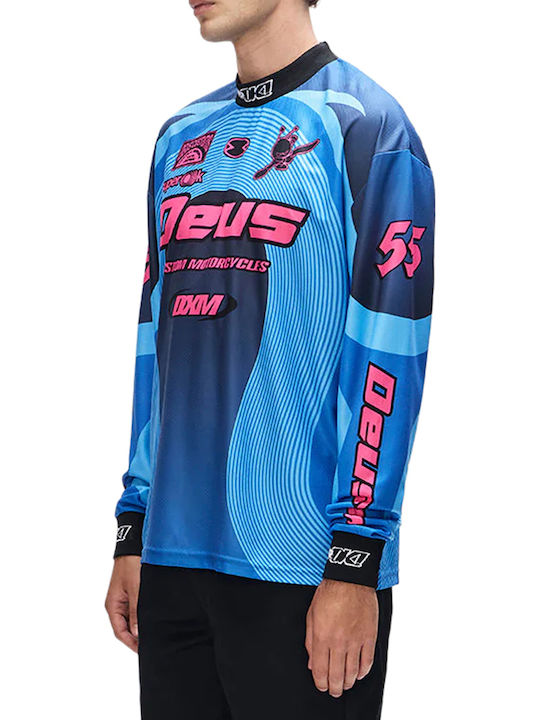 Moto T-shirt Blue Electric Blue