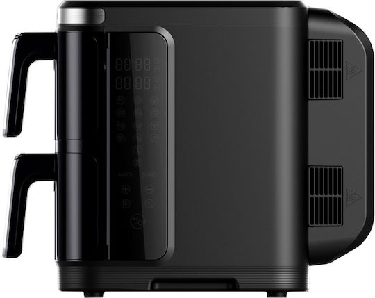 Jocca Air Fryer with Double Detachable Bucket 11lt Black J-2454