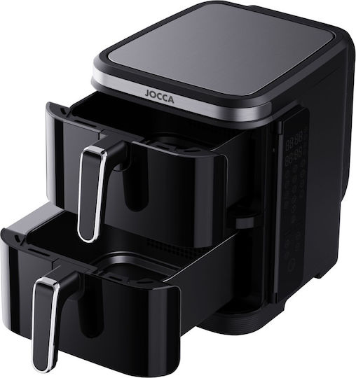 Jocca Air Fryer with Double Detachable Bucket 11lt Black J-2454