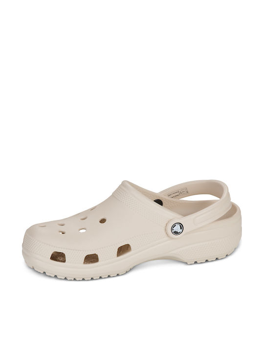 Crocs Classic Γυναικεία Σαμπό Μπεζ