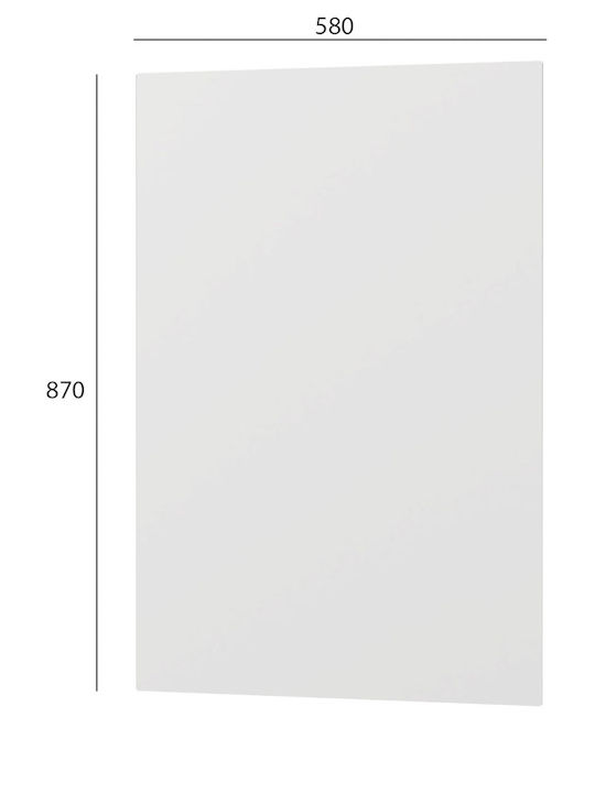 Alphab2b Modest Πλαϊνό από Μοριοσανίδα 87x58x1.6cm SPLO870M02 Alphab2b Modest Πλαϊνό από Μοριοσανίδα 87x58x1.6cm SPLO870M02