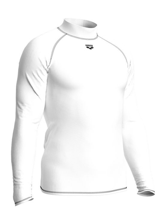 Arena Men's Long Sleeve Sun Protection Shirt White