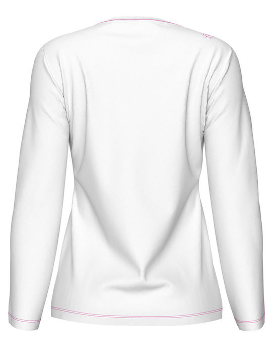 Arena Women's Long Sleeve Sun Protection Shirt White