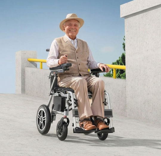 Electric Wheelchair 12" Folding LW01301A Black