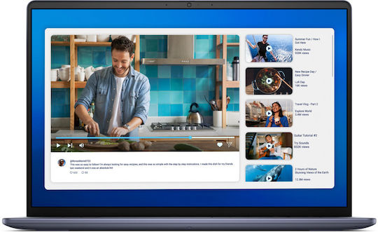 Dell DC16251 16" IPS FHD+ (7-150U/32GB/1TB SSD/UHD Graphics/Linux) Midnight Blue (Международна английска клавиатура)