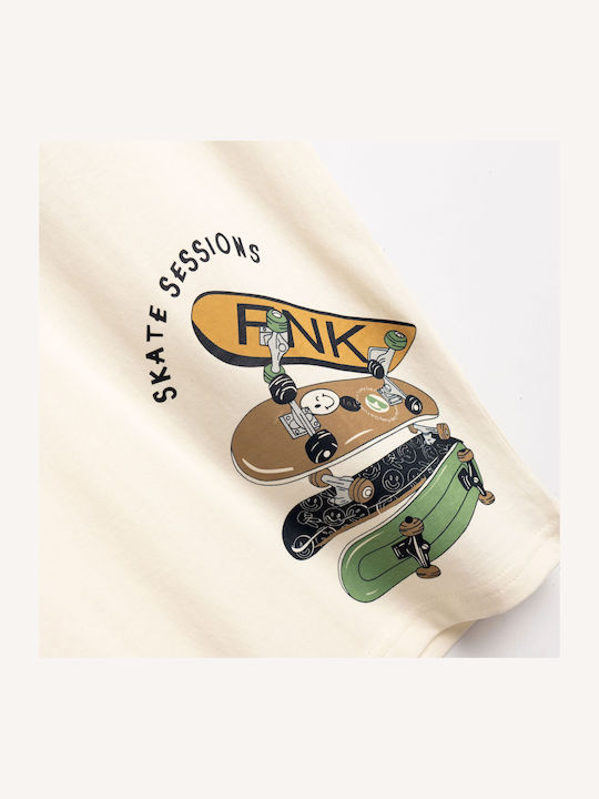Kinder-T-Shirt Ecru