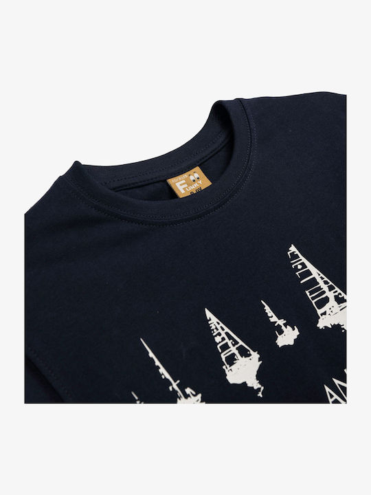 Kinder-T-Shirt Blau