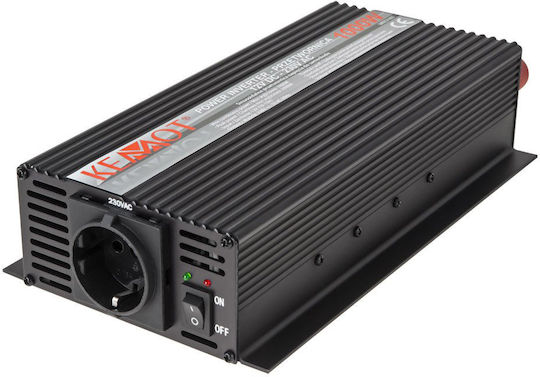 Kemot Car Inverter Modified Sinewave 1000W to Converter 12V DC in 230V AC