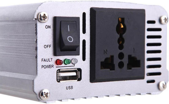 Inverter Car Inverter Modified Sinewave 1500W to Converter 12V DC in 220V AC with 2xUSB