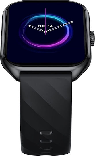 Zeblaze GTS 4 Aluminium 39mm Smartwatch mit Pulsmesser (Schwarz)