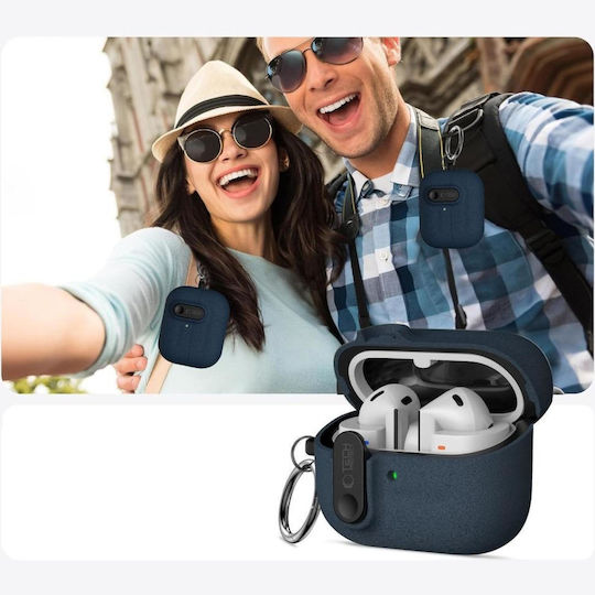 Tech-Protect Slim Hook Case Plastic with Hook in Blue color for Samsung Galaxy Buds 3 / 3 FE / 3 Pro