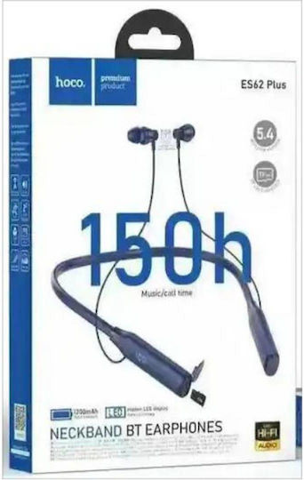 Hoco ES62 Plus In-ear Bluetooth Handsfree Ακουστικά Μπλε