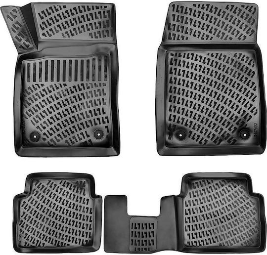 Umbrella Set Covorașe Față și Spate 4buc din Furtun pentru Opel Vectra 2002-2008 Negre