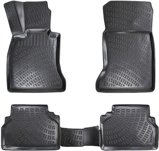 Umbrella Set Covorașe Față și Spate 4buc din Furtun pentru BMW Seria 5 / F10 2010-2013 Negre