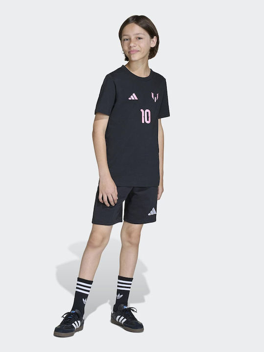 Kinder-T-Shirt Schwarz Messi