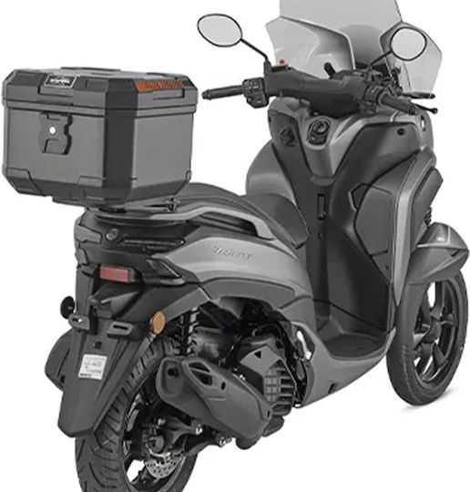 Kappa Moto Μπαγκαζιέρα Μοτοσυκλέτας Monolock 37lt Μαύρη
