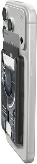 Spigen MagSafe Калъф за карти Ultra Hybrid Wallet в Черен цвят