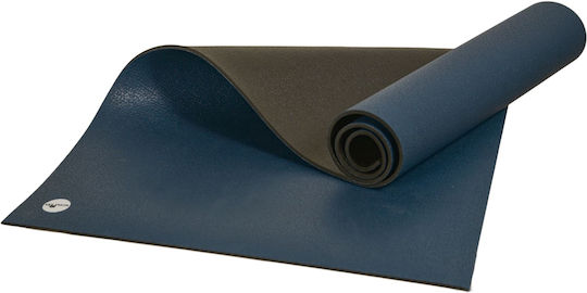 Στρώμα Γιόγκα Pro Yoga Mat Deva Dark Blue 185x65x0.55cm Ιμάντα Μεταφοράς
