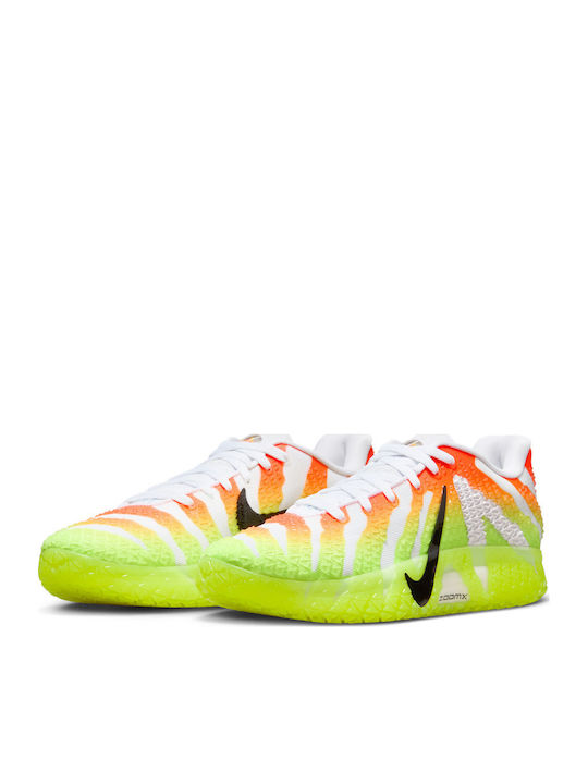 Ja 3 "Snowed In" Χαμηλά Μπασκετικά Παπούτσια White / Bright Crimson / Volt / Black
