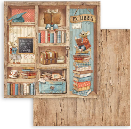 Хартиени Скрапбукинг Листа 10 Бройки 30.5×30.5см Stamperia Family