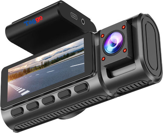 Taggo Σετ Κάμερα DVR Αυτοκινήτου 4K με Οθόνη Wi-Fi & Κάμερα Οπισθοπορείας