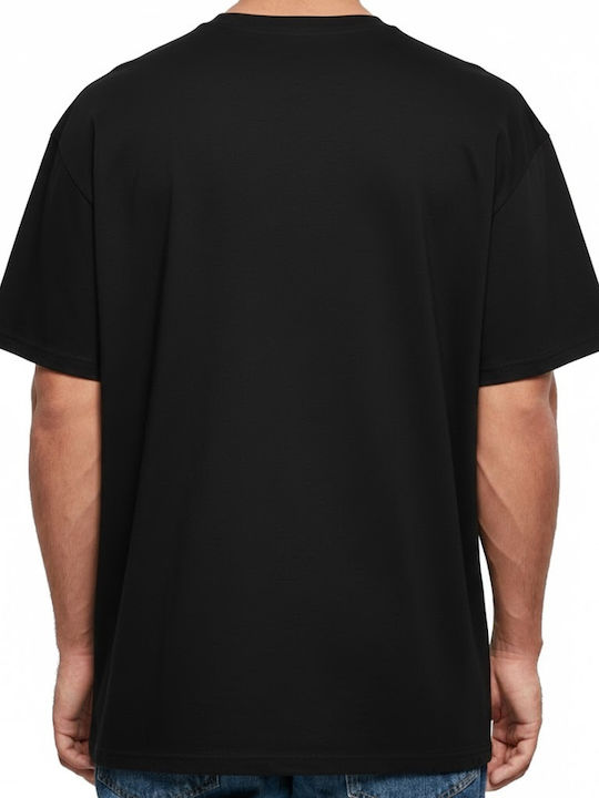 Oversized T-shirt Godzilla Enjoy Life City Stomp Pop Culture Black