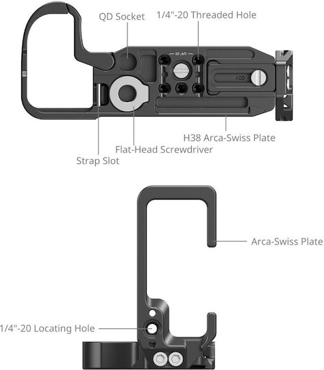 SmallRig Плоча за бързо освобождаване 6941590023601