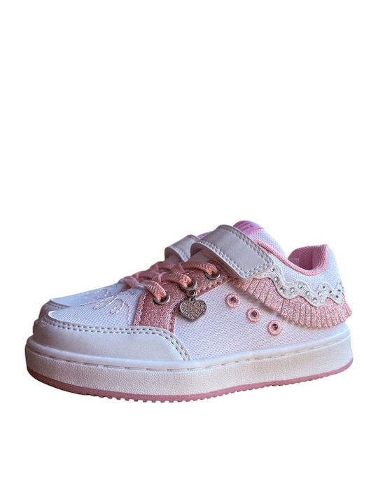 Frangetta Kids Sneakers with Lights White