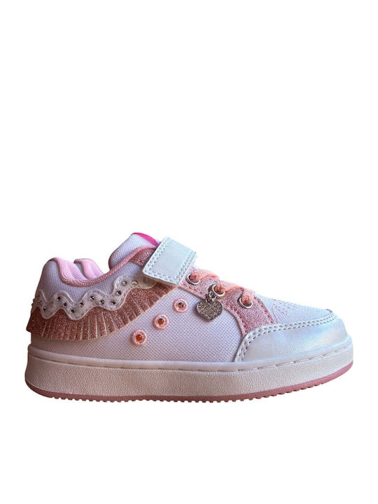 Frangetta Kids Sneakers with Lights White