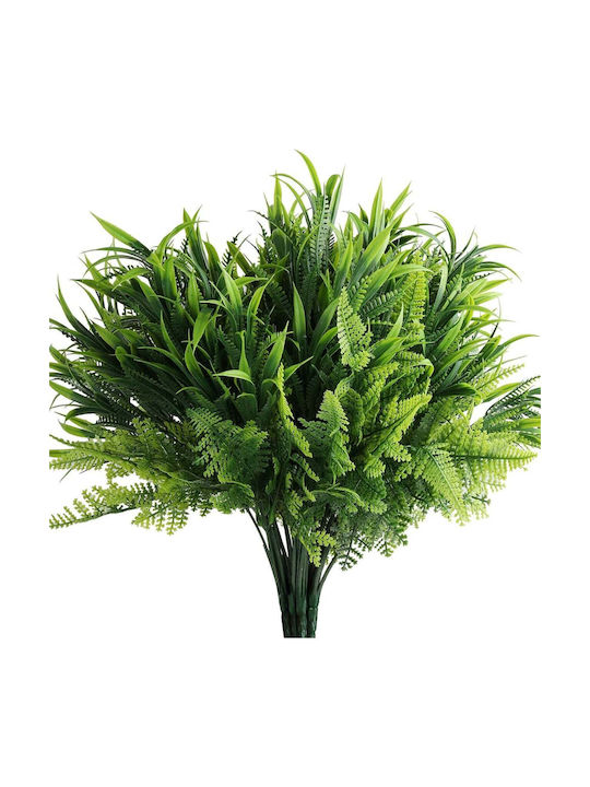 Set 6 Belle Vous Plante Artificiale 35 × 29 Cm Frunze De Ferigă Aspect Natural Material Plastic Rezistent La UV Decorațiune Interioară Exterioară Verde