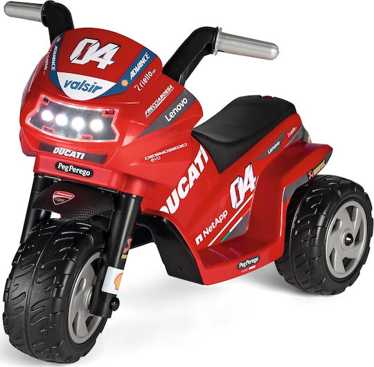 Kids Motorbike Inspired Mini Ducati Evo Electric 6 Volt Red