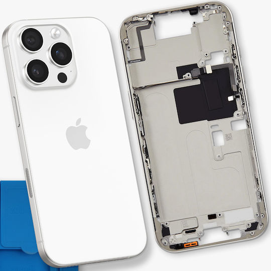 Avizar Replacement Midframe Iphone 16 Pro Max White Black