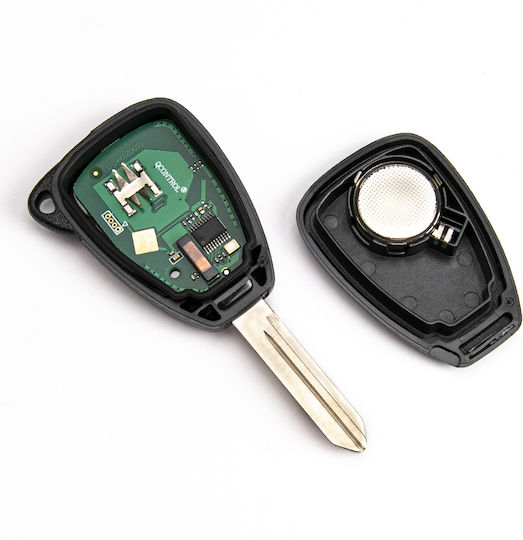 Carcasă cheie auto cu lamă cu 3 butoane pentru Chrysler / Jeep / Dodge