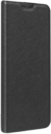 Bigben Case Vivo Y21 Y21s Y33s Saffiano Stand Function Card Holder Black