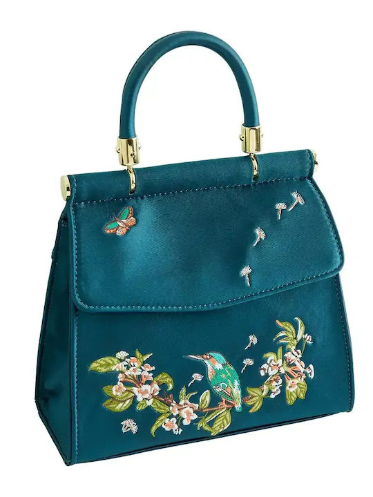 Women's Bag Tote Handbag Petrol Blue