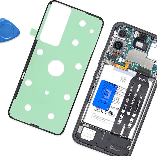 Clappio Vorgefertigte Doppelklebe Batterieabdeckung Klebstoff Galaxy A54 Grün