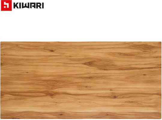 Masa Centrală Rectangulară Daro Din Lemn Masiv Negru Lățime 60xLungime 120xÎnălțime 45 cm
