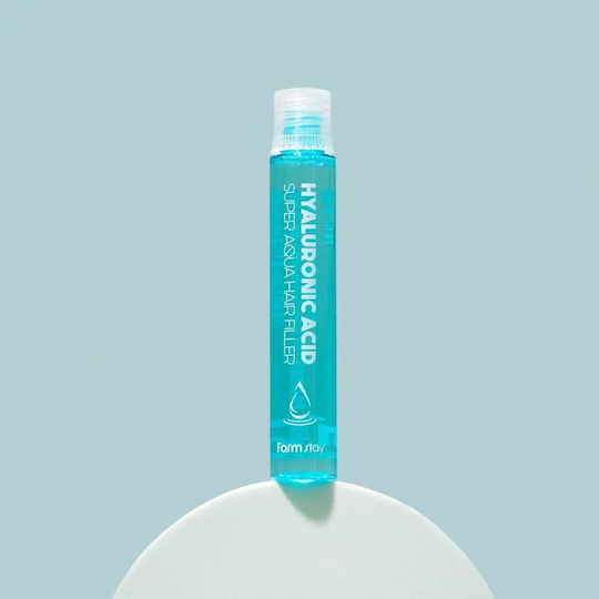 Farm Stay Hyaluronic Acid Super Aqua Hair Filler Hair Ampoules Repair For Women 10x13ml