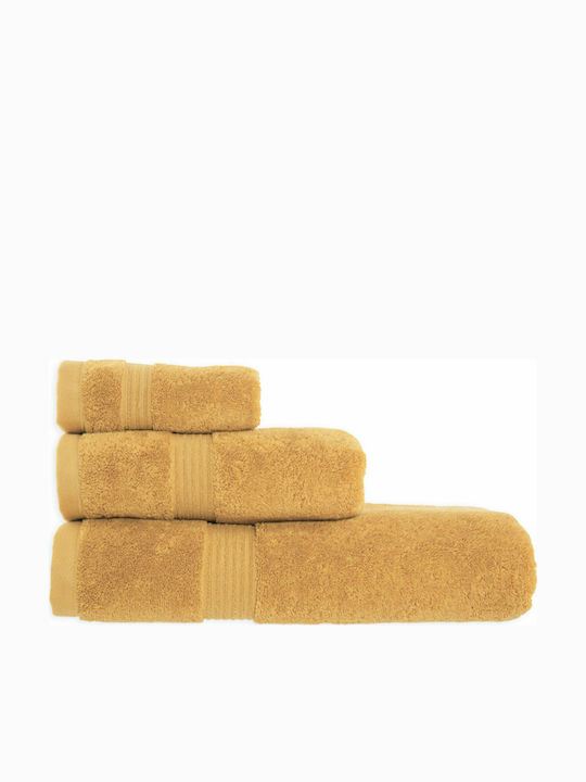 Nef-Nef Homeware Geschirrtuch Aegean 50x100εκ. Mustard Gewicht 705gr/m²