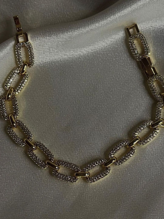 Women's Bracelet made of Steel Gold Plated