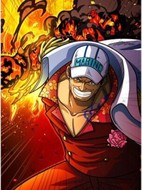 Pop Culture One Piece Akainu T-shirt Βαμβακερό Pop Culture One Piece Akainu T-shirt Βαμβακερό