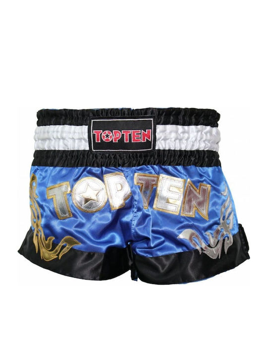 Kickboxing Shorts Top Ten Kick Light Blue